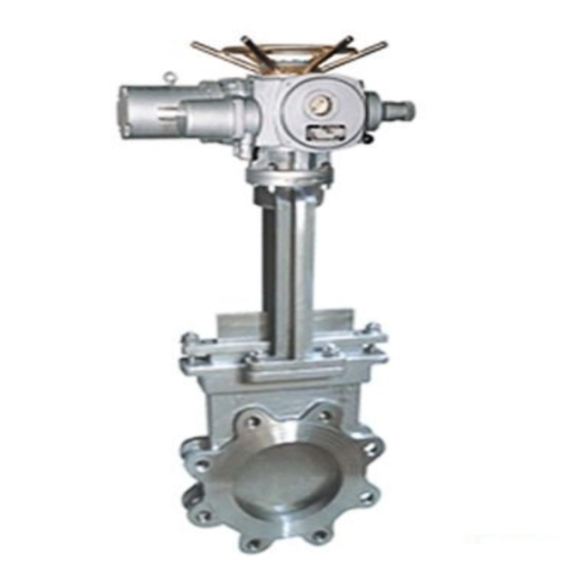 Roestvrijstalen elektrische wafer-type mesafsluiters