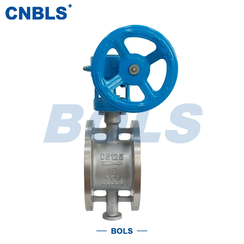 Roestvrijstalen telescopische, metaalafgedichte vlinderkleppen
